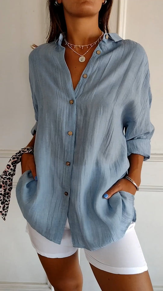 Damen Button Down Hemd | Sommer
